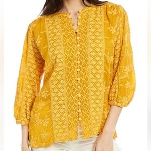 NWOT Johnny Was Ciaga Phoebe Button Down Top